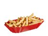 Barquette pour frites et snacks - réutilisable  - rouge 963