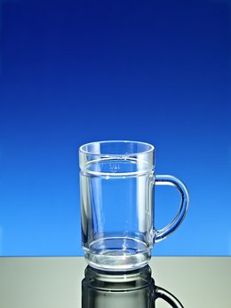 0,25 litre verre à anse
