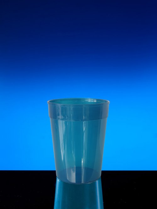 Gobelet C 0,30 l PP bleu-vert transparent 