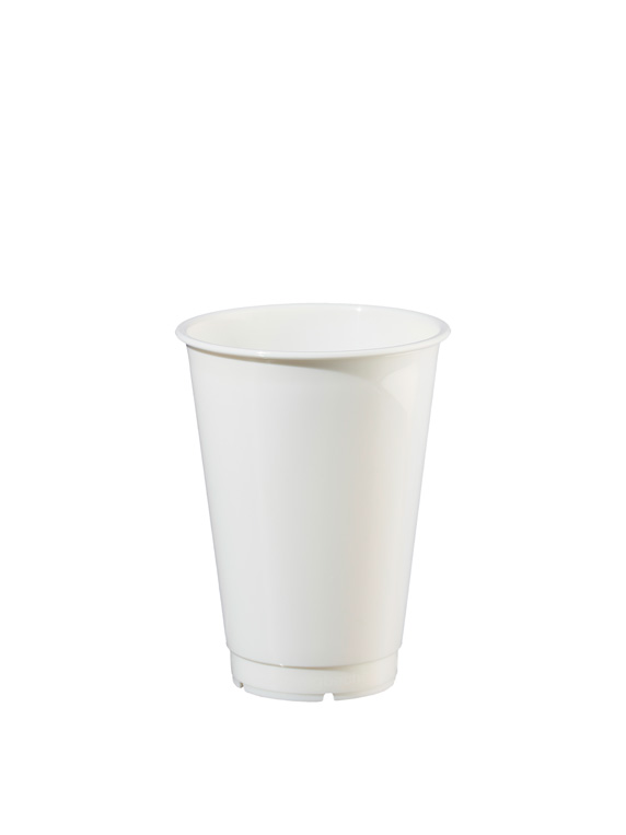 CTG 200 Mehrweg-Kaffeebecher - Automatenbecher 200ml PP cremeweiss